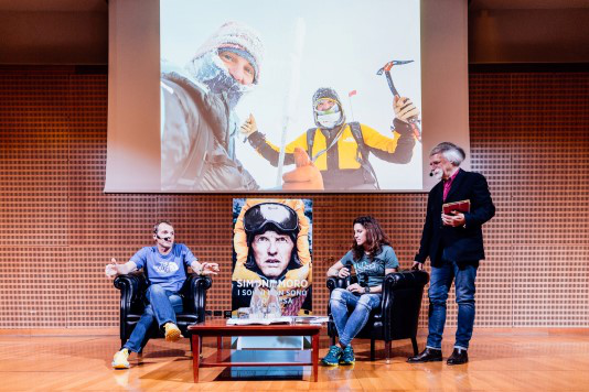 Con Simone Moro per il prossimo progetto alpinistico, affiancato da Tamara Lunger